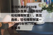 抓住机遇的2020年热门小生意，让你轻轻松松赚取财富！，抓住商机，轻松赚取财富——2020年热门小生意推荐