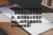 挖掘赚钱小生意的商机，寻找潜在的机会和挑战，抓住赚钱小生意的商机，如何挖掘潜在机会与应对挑战?