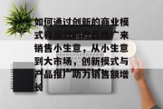 如何通过创新的商业模式和高效的产品推广来销售小生意，从小生意到大市场，创新模式与产品推广助力销售额增长