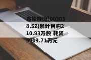 鑫铂股份(003038.SZ)累计回购210.93万股 耗资5009.71万元