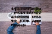 小生意灵活赚钱的建议，什么小生意既经济又富有投资价值，经营小生意，低成本、高回报的投资选择