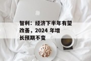 智利：经济下半年有望改善，2024 年增长预期不变