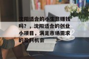 沈阳适合的小生意赚钱吗？，沈阳适合的创业小项目，满足市场需求的盈利机会