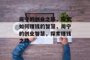 周宁的创业之路，探索如何赚钱的智慧，周宁的创业智慧，探索赚钱之路