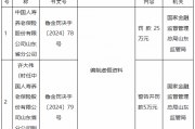 国寿养老山东省分公司因编制虚假资料被罚25万元