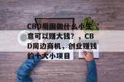 CBD周围做什么小生意可以赚大钱？，CBD周边商机，创业赚钱的十大小项目