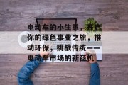 电动车的小生意，开启你的绿色事业之旅，推动环保，挑战传统——电动车市场的新商机