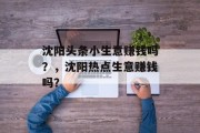 沈阳头条小生意赚钱吗？，沈阳热点生意赚钱吗？