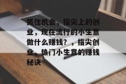 抓住机会，指尖上的创业，现在流行的小生意做什么赚钱？，指尖创业，热门小生意的赚钱秘诀