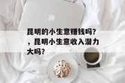 昆明的小生意赚钱吗？，昆明小生意收入潜力大吗？
