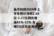 晶方科技2024年上半年预计净利1.08亿-1.17亿同比增加41%-53% 车规CIS芯片应用增长