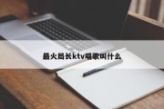 最火局长ktv唱歌叫什么
