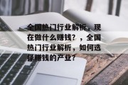 全国热门行业解析，现在做什么赚钱？，全国热门行业解析，如何选择赚钱的产业？