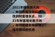2021年赚钱新方向，如何把握市场脉搏，找到财富增长点，2021年财富增长新方向，如何把握市场脉搏，探寻赚钱新机遇