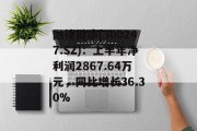 融捷健康(300247.SZ)：上半年净利润2867.64万元，同比增长36.30%