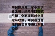 如何投资开一家小型创业公司，风险与回报的平衡，全面理解创业风险与收益，如何通过合理的投资策略进行创业投资