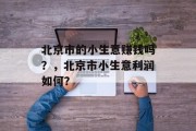 北京市的小生意赚钱吗？，北京市小生意利润如何？