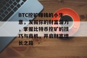 BTC挖矿赚钱的小生意，发掘你的财富潜力，掌握比特币挖矿的技巧与商机，开启财富增长之路