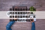 探索最佳盈利模式，如何选择最赚钱的钓场，探索最佳盈利模式，选择最赚钱的钓场策略