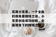 实用小生意，一个全面的视角看赚钱之道，小生意创业成功秘籍，全面视角下的赚钱之道