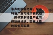 家乡的致富之路，探寻特色产业与经济新机遇，探寻家乡特色产业与经济新机遇，致富之路的探索与实践