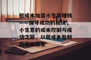 低成本加盟小生意赚钱——探寻成功的秘诀，小生意的成本控制与成功之路，以低成本盈利的策略探索