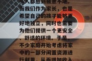 让家里的老人也能成为家庭经济支柱——在忙碌的工作和生活中，许多人都感到疲惫不堪。而我们作为家长，也是希望自己的孩子能够更好地独立，同时也需要为他们提供一个更安全、舒适的环境。于是，不少家庭开始考虑将家中的一部分闲置资源进行利用，从而增加收入。，在家中的闲置资源如何变成家庭的经济支柱?