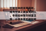 挖掘桂林的无限商机，成为小镇上最富有的人，寻找桂林繁华财富之路，小镇首富的崛起故事