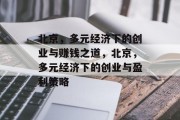 北京，多元经济下的创业与赚钱之道，北京，多元经济下的创业与盈利策略