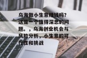 乌海做小生意赚钱吗？这是一个值得深思的问题。，乌海创业机会与风险分析，小生意的可行性和挑战