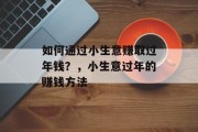 如何通过小生意赚取过年钱？，小生意过年的赚钱方法