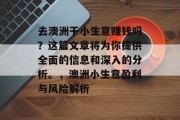 去澳洲干小生意赚钱吗？这篇文章将为你提供全面的信息和深入的分析。，澳洲小生意盈利与风险解析