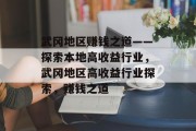 武冈地区赚钱之道——探索本地高收益行业，武冈地区高收益行业探索，赚钱之道