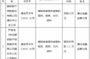 都邦财险通化中心支公司被罚12万元：编制或者提供虚假的报告、报表、文件、资料