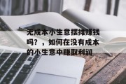 无成本小生意摆摊赚钱吗？，如何在没有成本的小生意中赚取利润