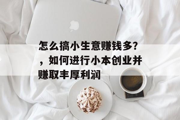 怎么搞小生意赚钱多？，如何进行小本创业并赚取丰厚利润